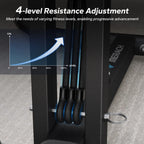 Summervibes Multi-Functional Sissy Squat Machine - 300lbs Capacity Adjustable Home Gym Equipment for Legs, Glutes & Abs