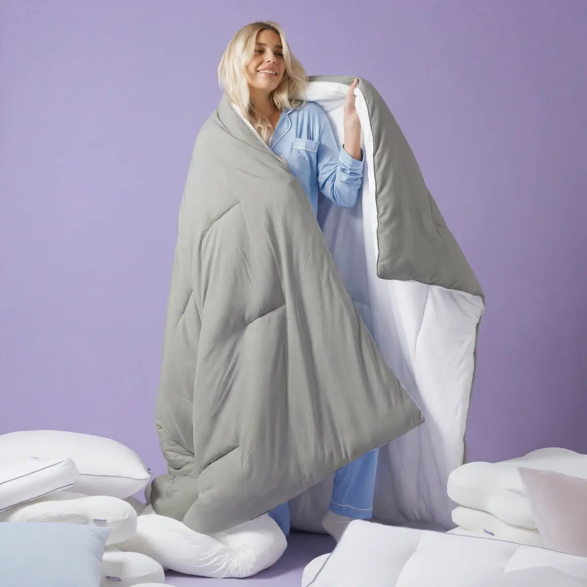 MarshMellow Double-Stuffed Vegan Duvet - Temperature Regulating Comforter
