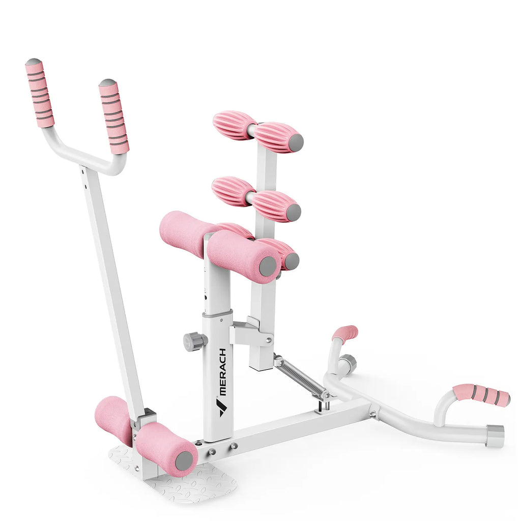 Summervibes Multi-Functional Sissy Squat Machine - 300lbs Capacity Adjustable Home Gym Equipment for Legs, Glutes & Abs